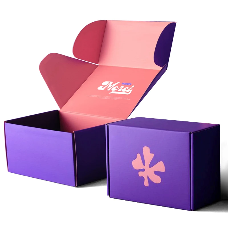 Wholesale Custom Logo Printed Kraft Corrugated Folding Shipping Gift Paper Boxes Clothing Shoes White Mailer Boxes Packing