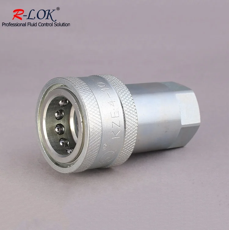 ISO7241 hydraulic quick release coupling NPT BSP high pressure KZE female male gas safe quick coupling connector for water pump