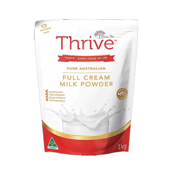 Thrive full cream Milk powder rich in calcium and vitamin D keeps bones and teeth healthy maintain good digestive health