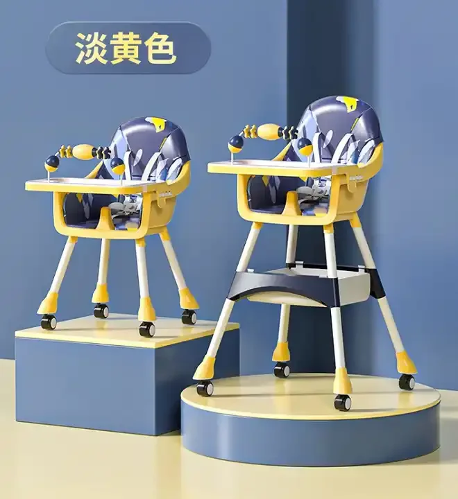 baby High Leg Feeding Chair With Safety Belt Adjustable  Baby High Chair Baby Feeding Chair