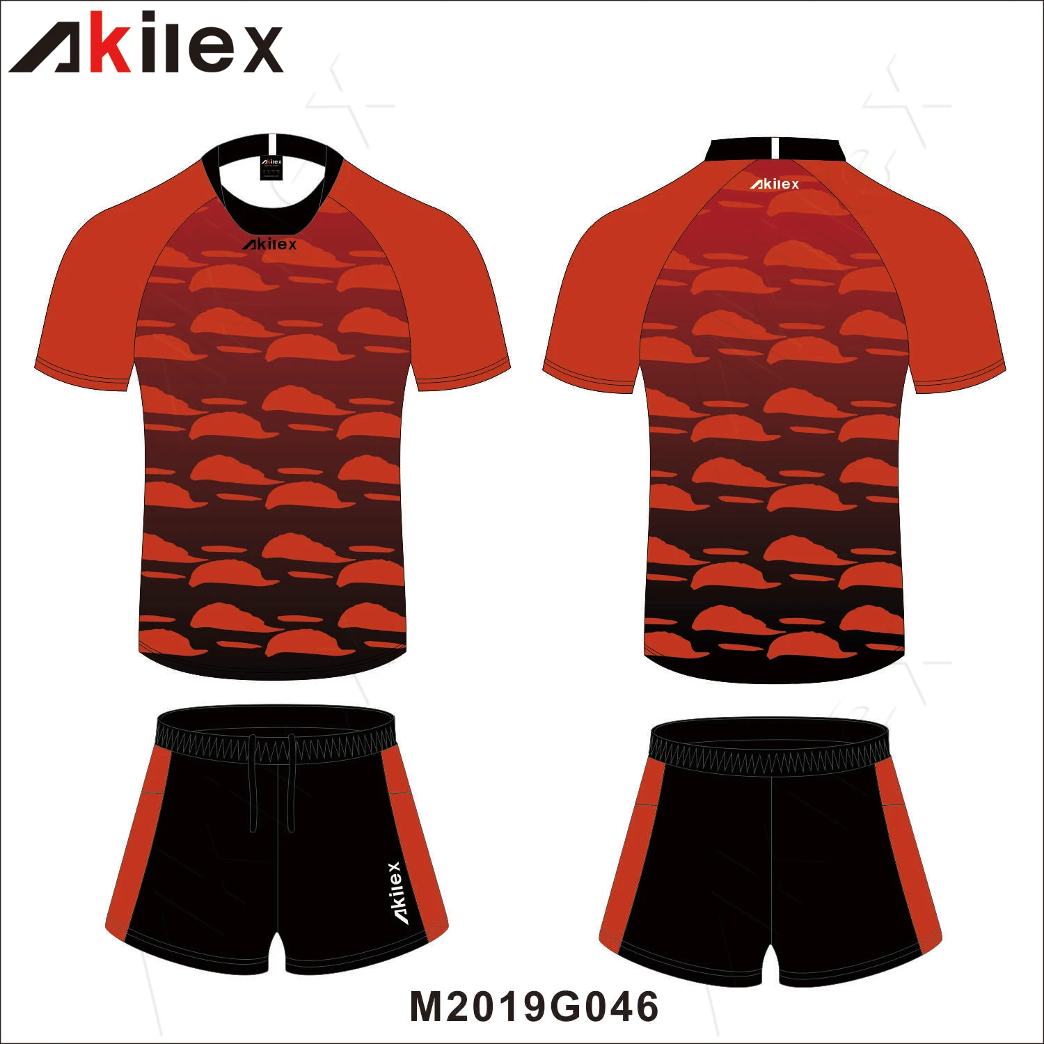 wholesale customize sport wear rugby jersey tracksuit full sublimation set or cut&sew digital printing rugby kit
