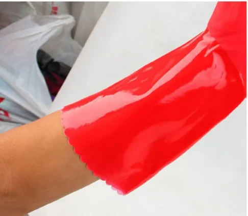 Household Dish Washing Cleaning Pvc Cotton Multipurpose Hand Gloves For Washing Latex For  Laundry Bathroom Warm Kitchen Gloves