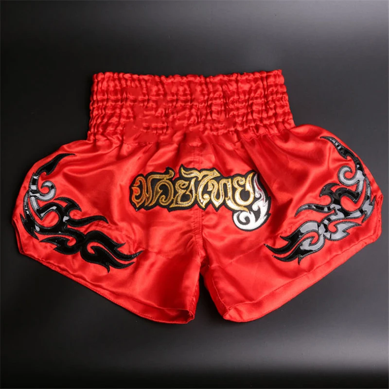  Оптовая продажа с фабрики простые эластичные шорты для боевых искусств Mma кикбоксинга Муай Тай большие