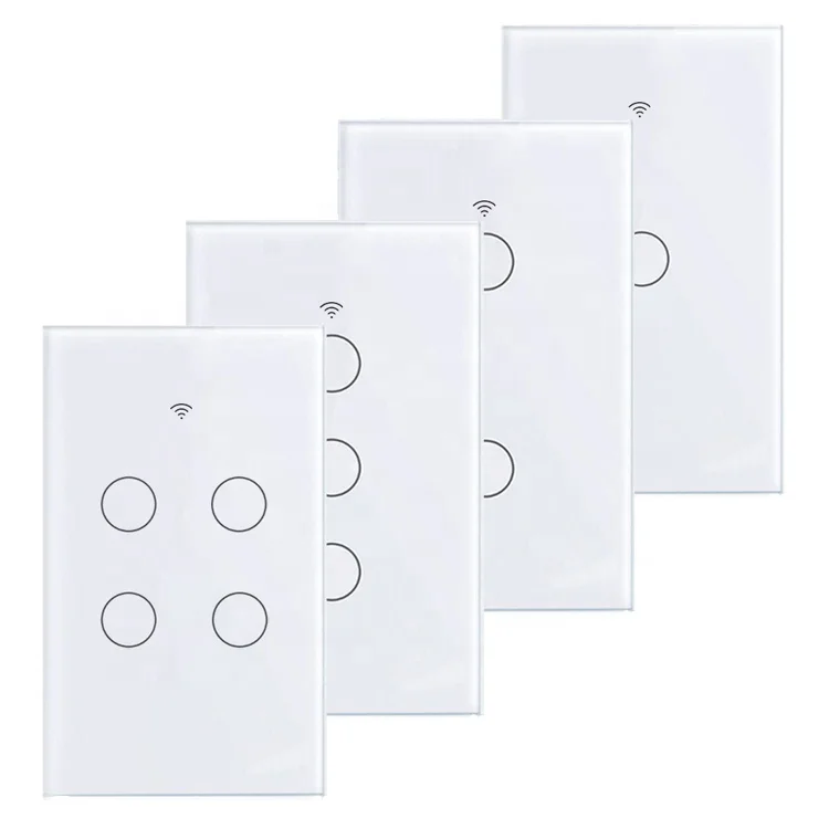 Smart Switch WiFi with RF Remote Control Function EU/UK/US Type Tuya Smart Home Light Switch