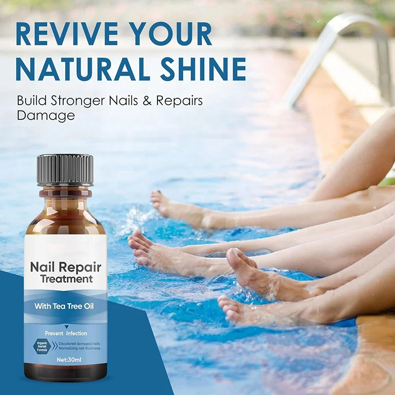 Toenail Fingernail Extra Strength Nail Repair Liquid Nail Repair Solution Thick Cracked Discolored Nail Toenail Fungus Treatment
