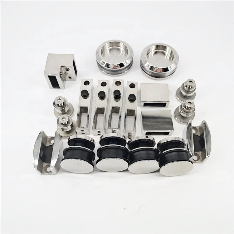 Stainless steel shower door sliding rollers wheels for tempered glass door