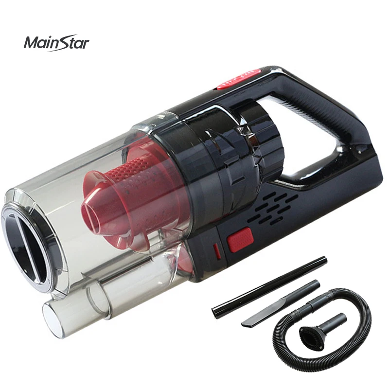 Portable Car Vacuum Cleaner: High Power 120W/6500Pa Corded Handheld Vacuum w/16 Foot Cable,12V, 2 High Efficiency HEPA Filters