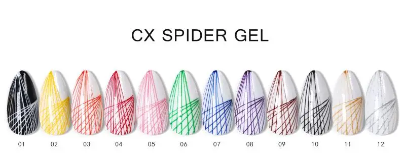 Caixuan Dotting Pulling Line Gel 8ml elastic stretching uv gel painting line drawing nail art glue spider gel