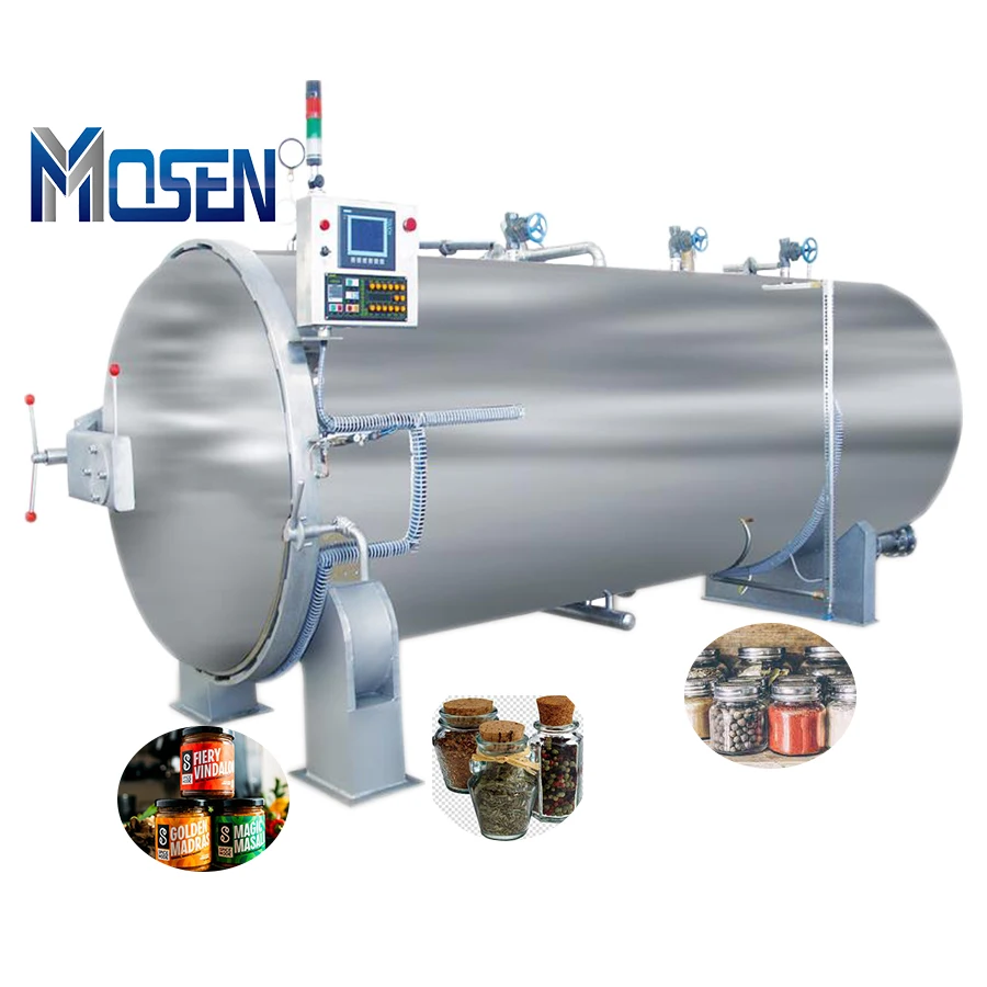 Tuna Cook Oven Steam Cooking Retort Autoclave for Fish Cooking