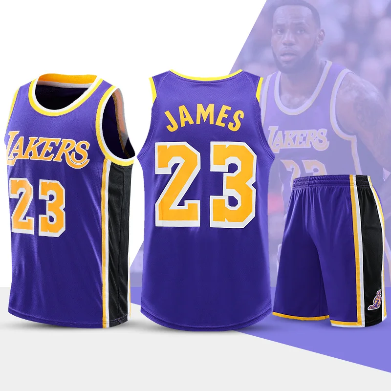 Wholesale Unisex Youth Nbaing #24 Basketball Jersey Quick Dry Sublimation Uniform Plus Size James #23 Basketball For Adult