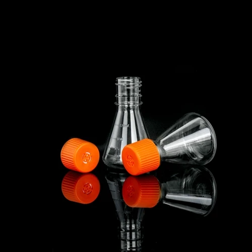Современная лабораторная колба Erlenmeyer прочная с круглым