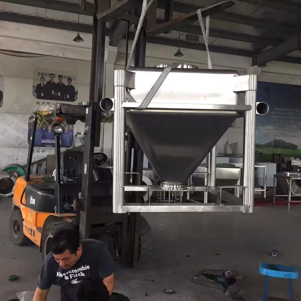 Stainless steel IBC container for package