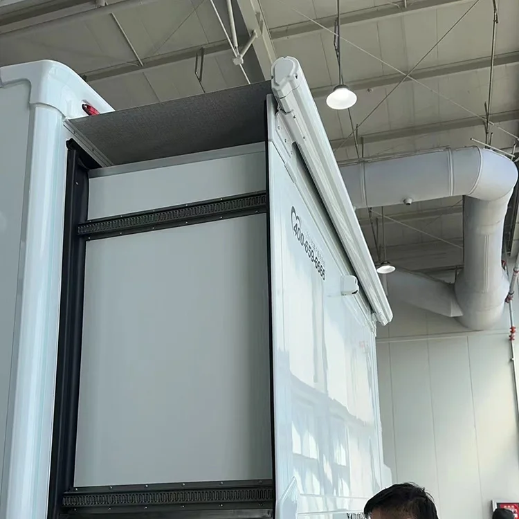 Aluminum alloy frame  motorhome parts RV expansion cabin awning caravan AUTO manual PVC awning with remote control
