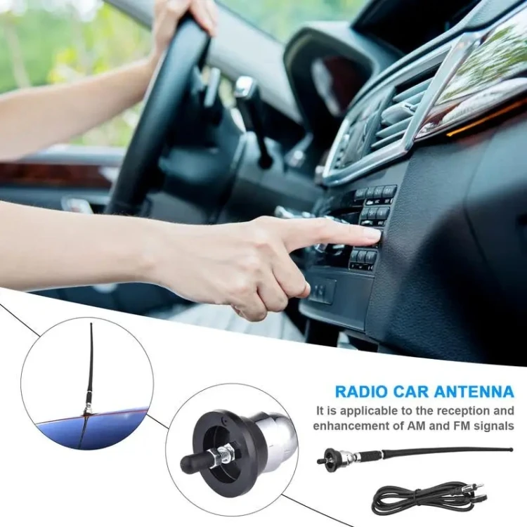 Cheaper price Vehicle Outdoor Antenna Car Radio AM/FM Soft Aerial Suitable for most cars