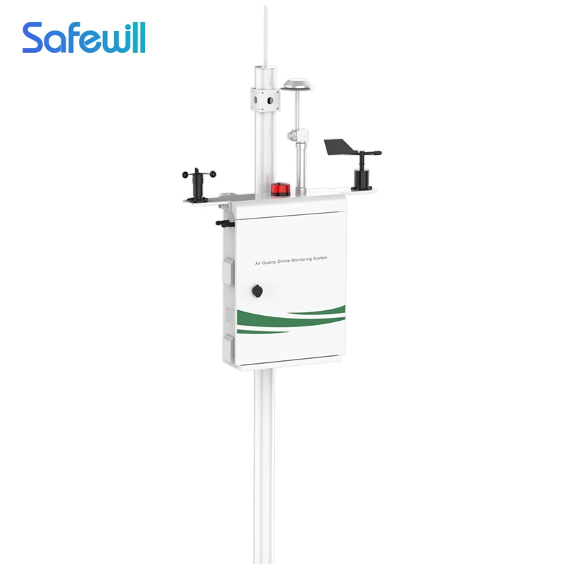 SAFEWILL ES80A-A6 outdoor particulate matter monitor exterior multifunctional air quality monitoring system