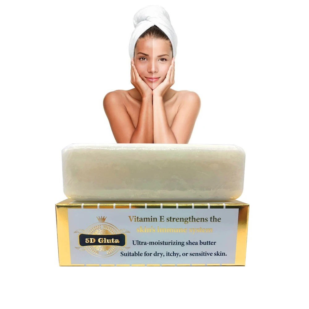 5D.Gluta. Очищающее Молочное мыло осветляет кожу очищает омолаживает SPF50 + витамин E укрепляет иммунную систему