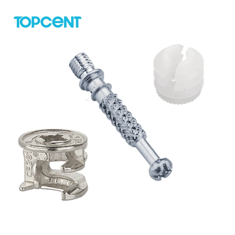 Topcent Furniture Fitting Wood Connector Cam Lock  Wholesale Mini Dowel Accessories
