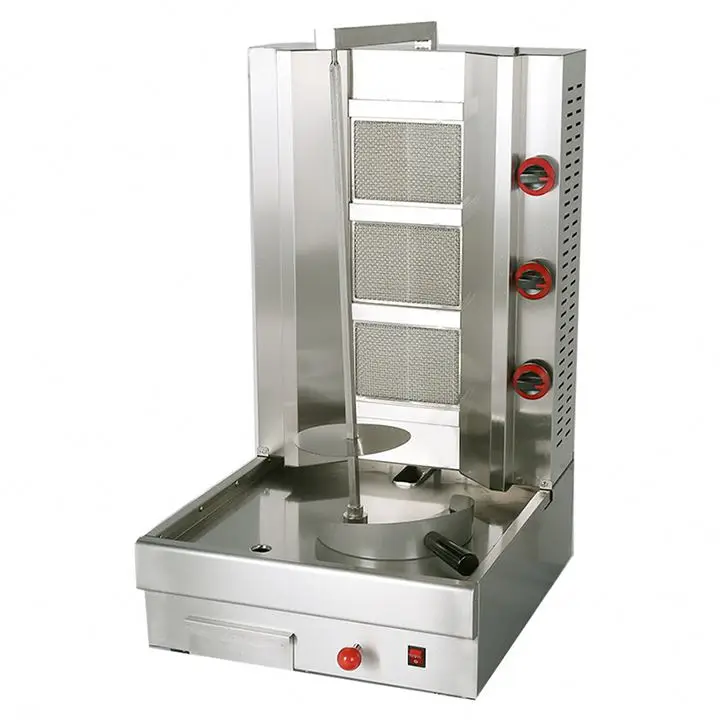 Conveyor Kebab Grill Machine Engine Gaucho Charcoal Elektric Pressing Persian Gas Doner Wood Flamemaster Slicer Food Truck