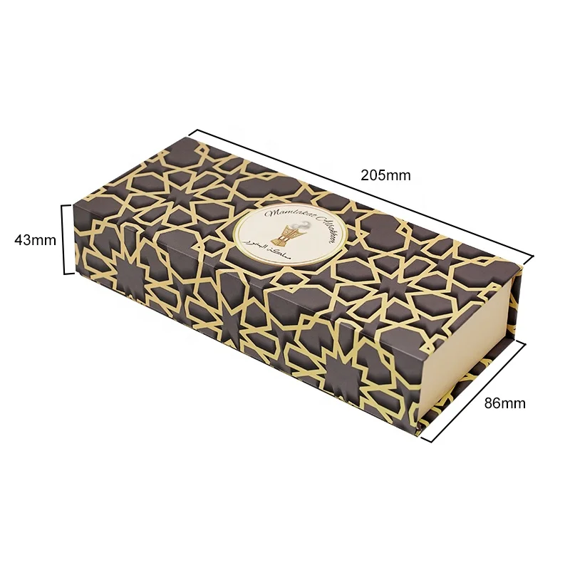 Изготовленный на заказ логотип премиум класса Роскошная картонная бумажная упаковка 8 штук шоколадные конфеты подарочная Магнитная коробка с разделителем