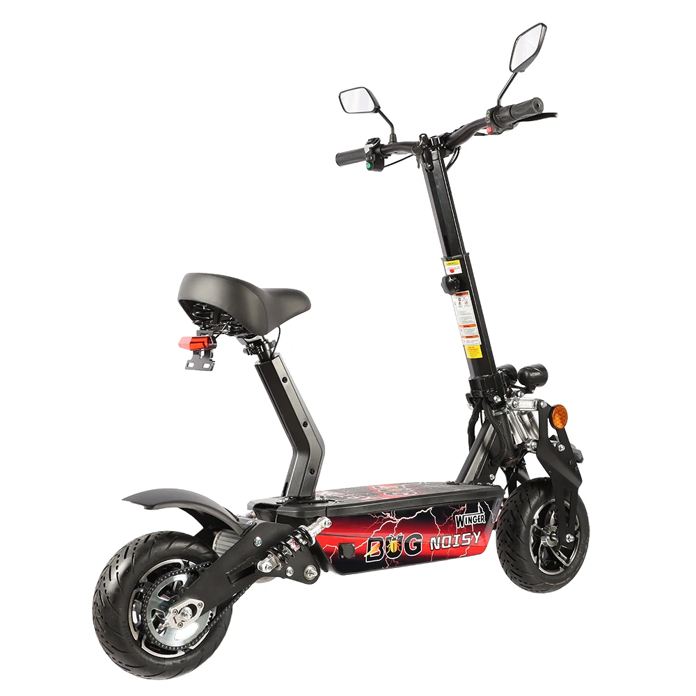 Winger BUG NOISY 1600w 48v 40km Cheap 12inch Electric Scooter For Adult