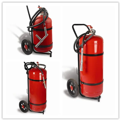 Wholesale 20/25/35/50 KG Different Weight Wheeled ABC Dry Powder Extintor Trolley Fire Extinguisher