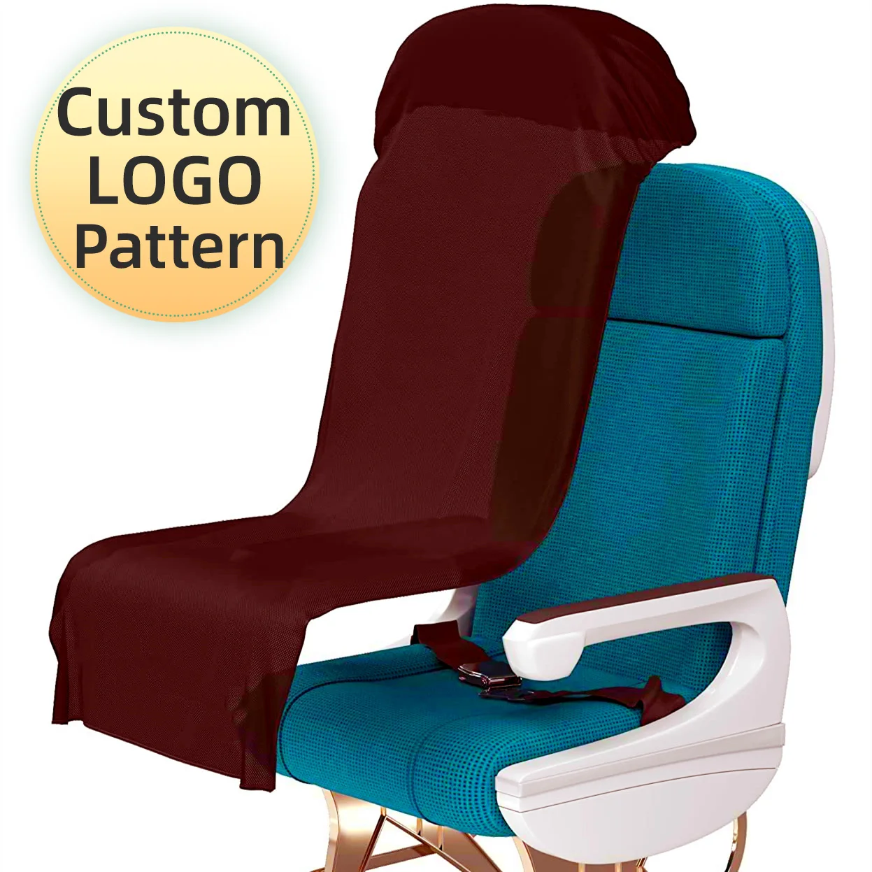 semi,Custom universal disposal airplane seat cover non-woven airline seat covers colorful,High-speed Rail,Train,bus for travel