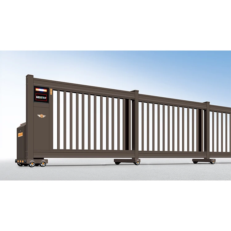 Decorative Luxury Garden Motor Operated Sliding Gate Commercial Metal Entry Corner Folding Fene Gate Designs