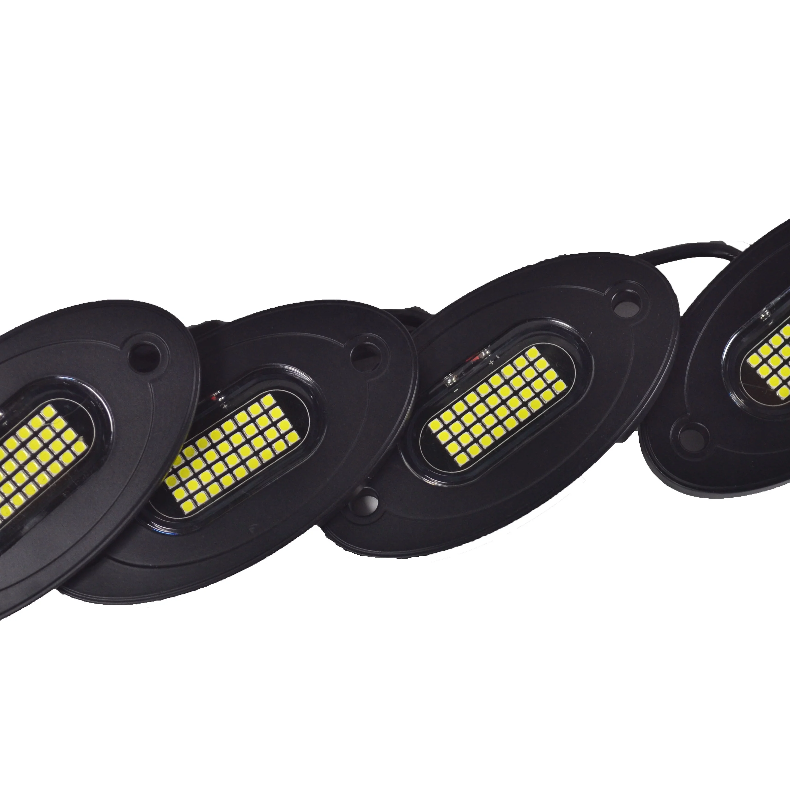 Waterproof High Power Neon Trail  Underglow  4PCS  White LED Rock Lights  for  Truck Auto Car Boat ATV SUV