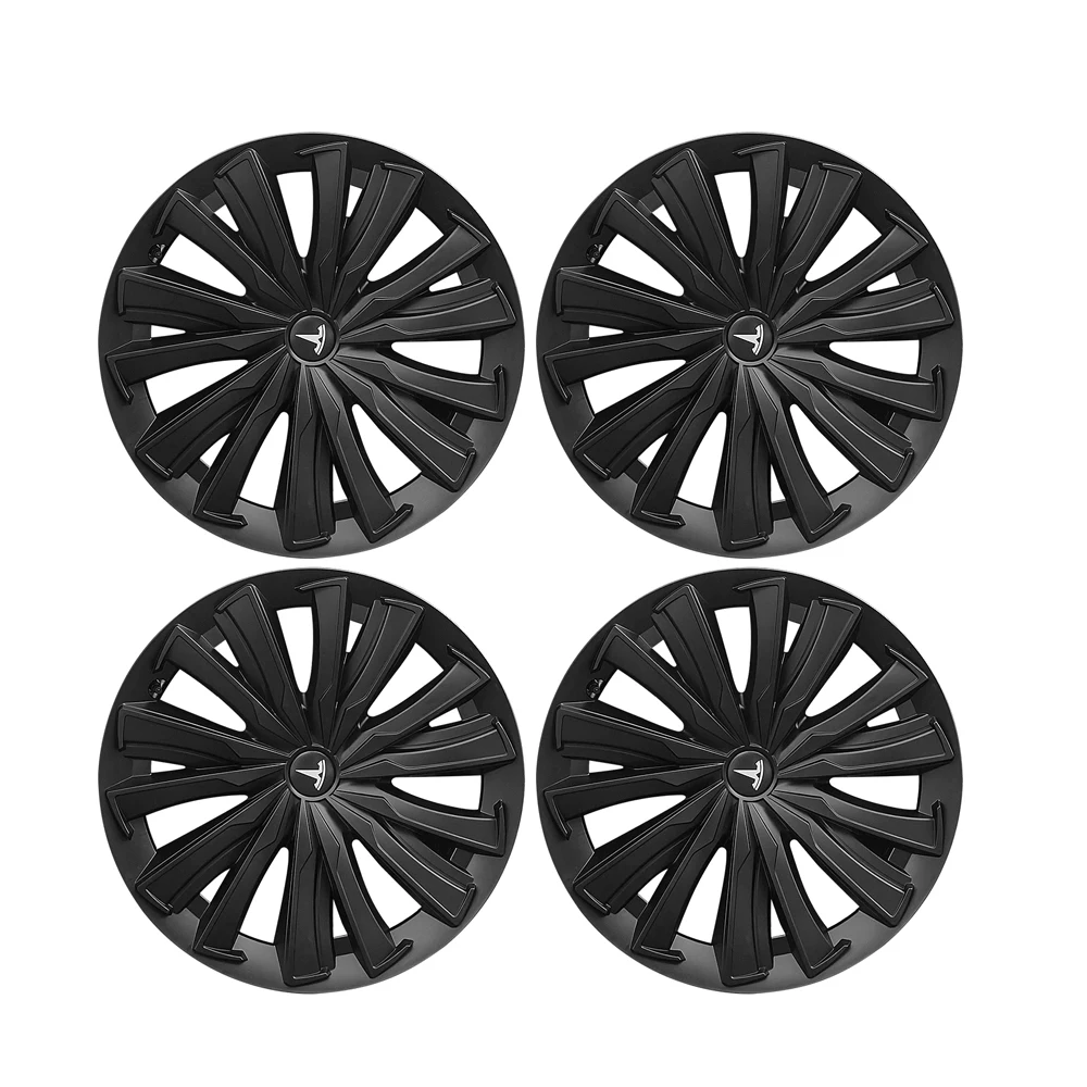 Hot Sale Fashionable 4PCS ABS Material Design Wheel Hub Cap For Tesla Model Y Wheel Cover 19 Inch Hub Cap Kit