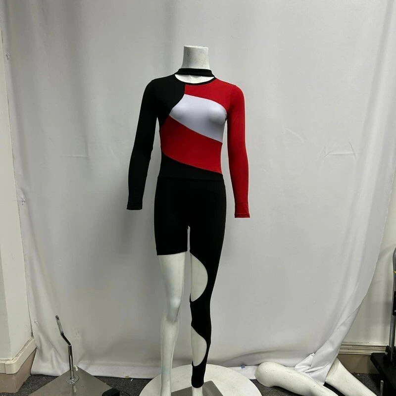 women rhythmic ballet jazz performance wear dance costumes stage dance wear training dancewear latin dance figure skating dress