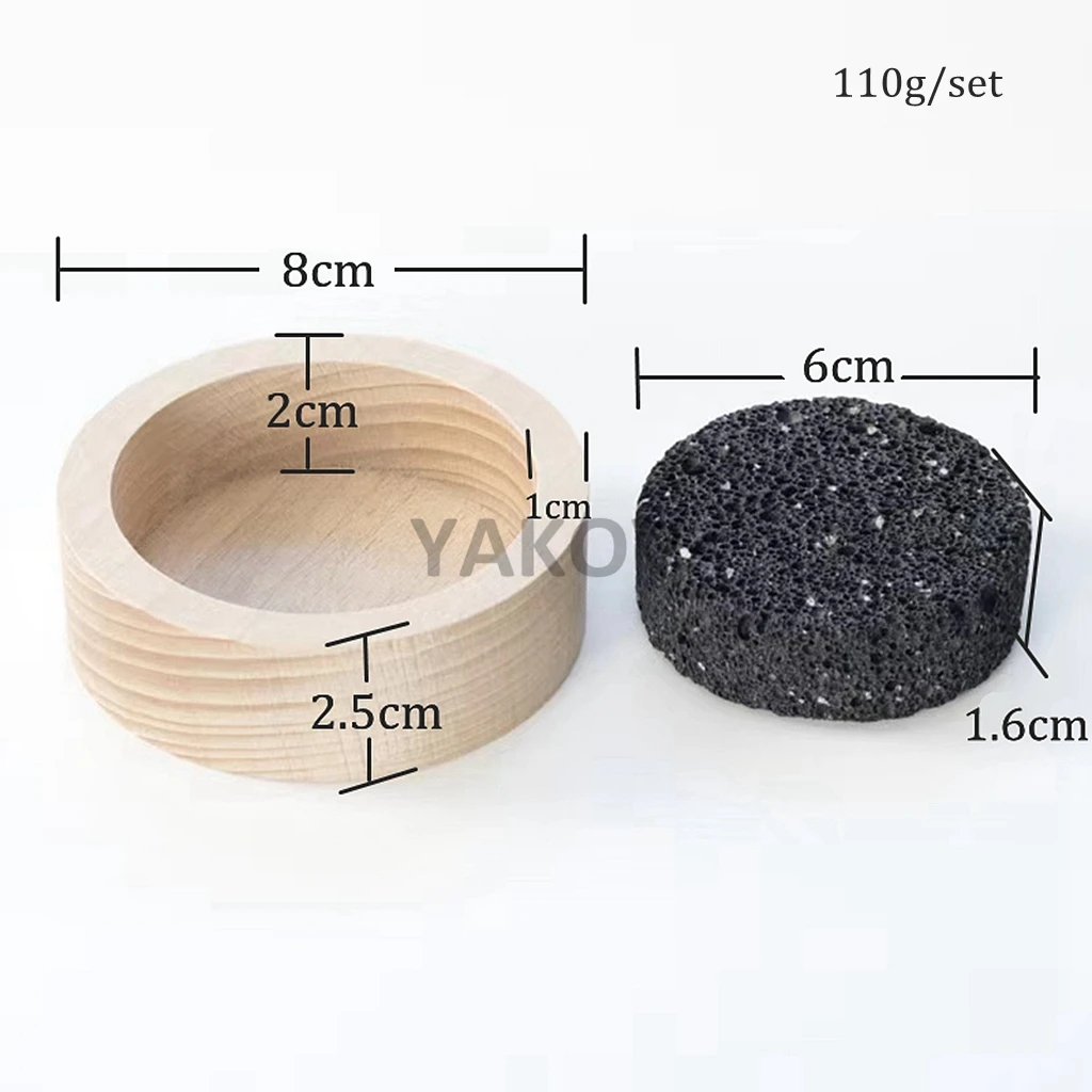 Оптовый продавец натурального черного лавового эфирного масла аромадиффузор камень