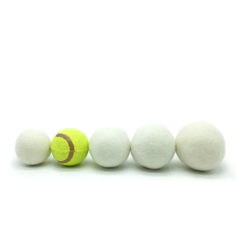 2022 Best Seller Popular Organic 2.5in Wool Dryer Balls With Bee Design