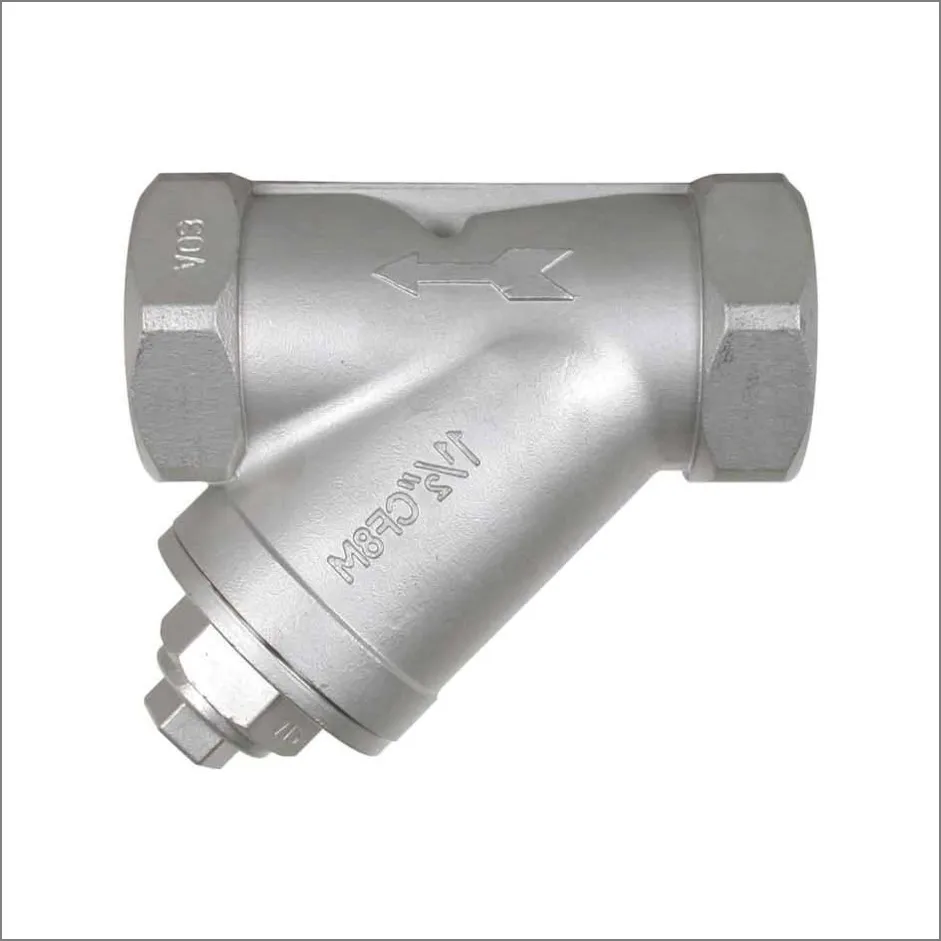 CF8 CF8M 1/2 дюймовый резьбовой фильтр SS316 Y типа
