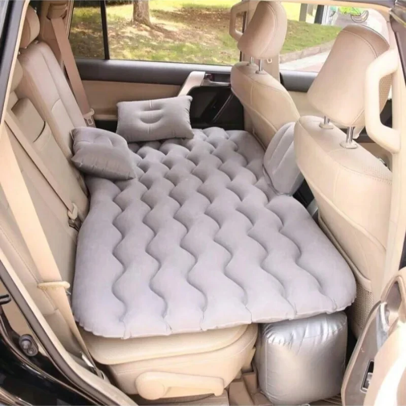 Outdoor Family Tourism Camping Picnicking Flocking Car Air Cushion Rear Seat Portable Sleeping Mat Travel Bed