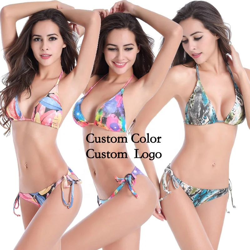 
girl swimwear 2021 sexy triangle bikini bandeau bikini extreme sexy beach girl mini micro bikini 