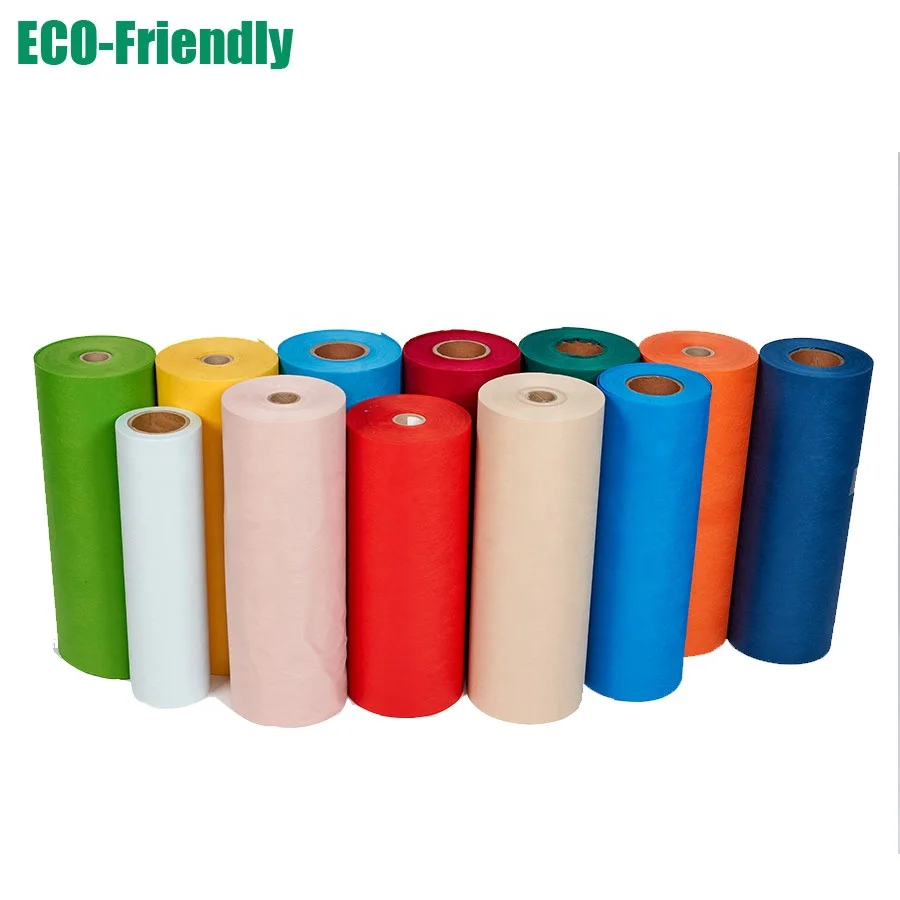 Eco Friendly Waterproof Recycled polyester spunbond nonwoven Fabric biodegradable Corn Fiber Fabric