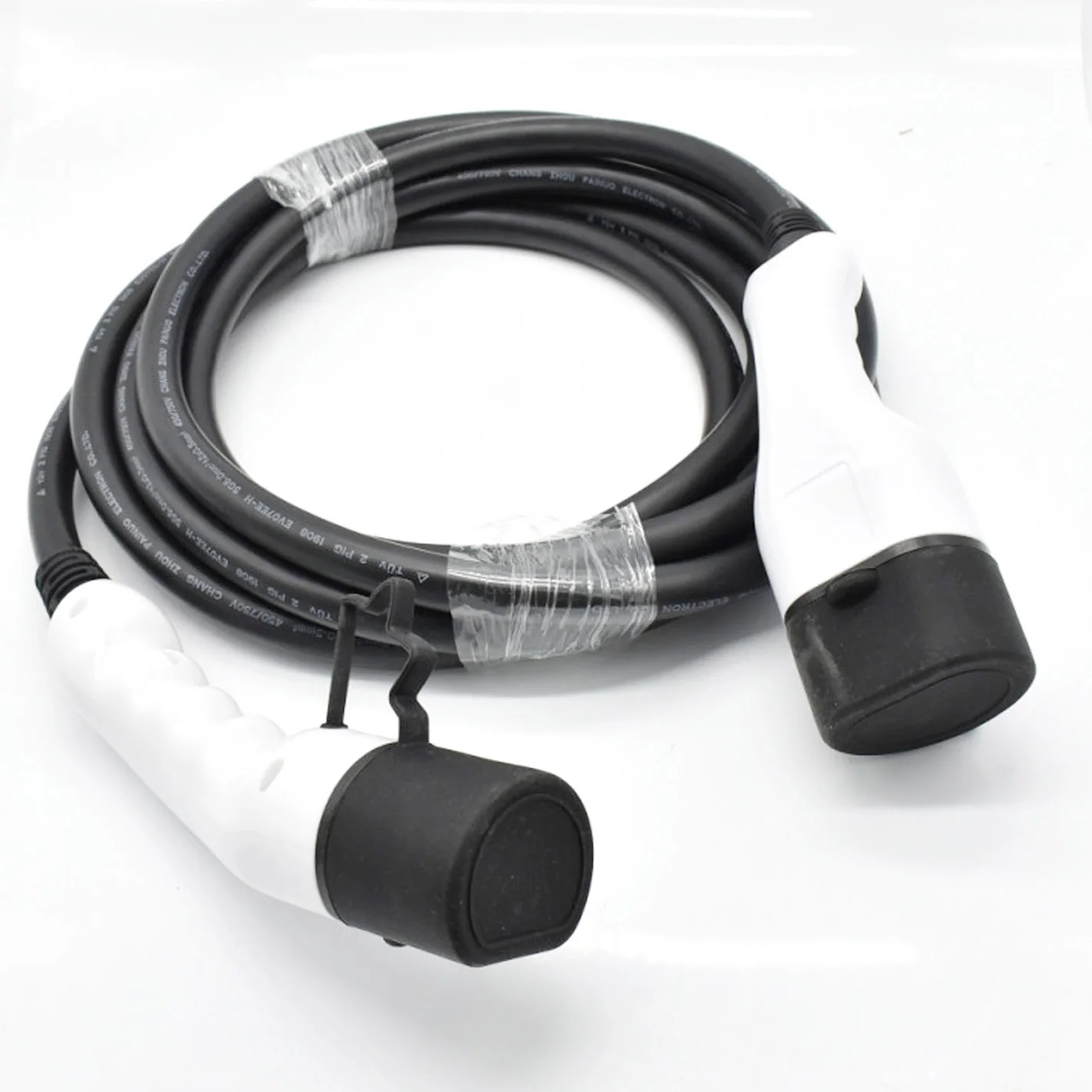 CE Certified 22kw type 2 to type 2  IEC 62196-2 male to female ev connector  plug charging cable