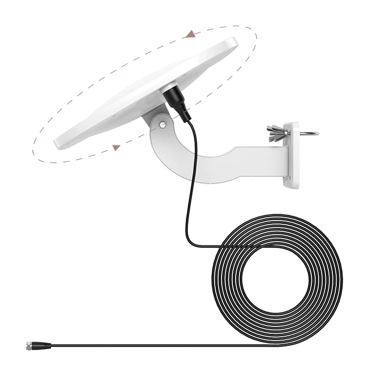 120 Miles Long Range Built-in Amplifier 28dbi Outdoor HDTV Digital TV Antenna