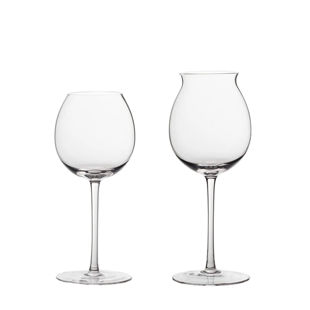 
Cheap Factory Price reausable wine glass colored embossed glasses goblet set for event tableware glass 