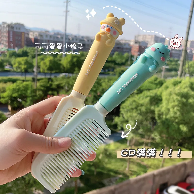 Cartoon Hair Comb 3D Design Kids Comb Creative Massage Baby Hair Brush Cute Comb