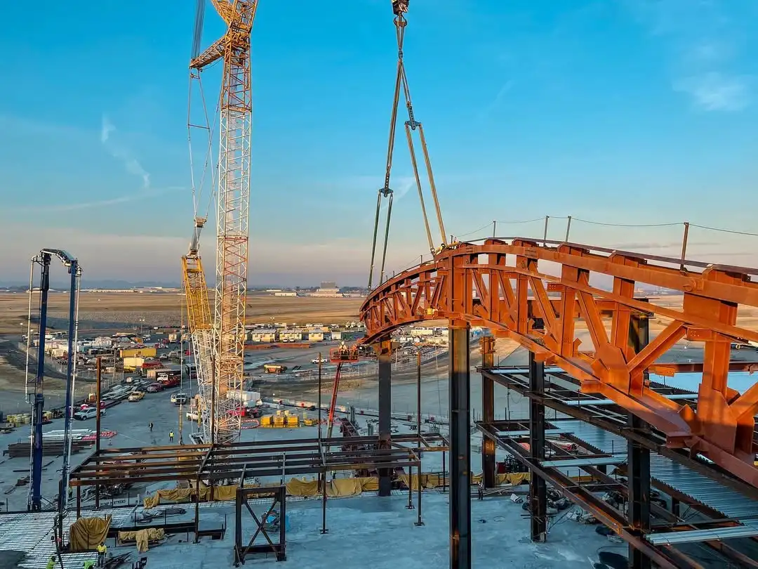 2025 High Quality  Prefabricated Heavy Steel Structure Pedestrian Bridge /Overpass Warehouse Workshop Building  for Sale