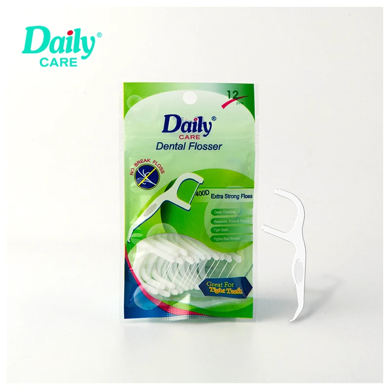 New Arrival Portable Dental Flossers Waxed Tooth Floss Sticks Floss Picks Mint Flavored for Effective Daily Oral Care Hygiene