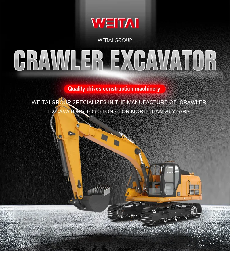 China Manufacturer 13 ton Crawler Excavator  for Construction industry, Rental distributor, Construction machinery ditributor