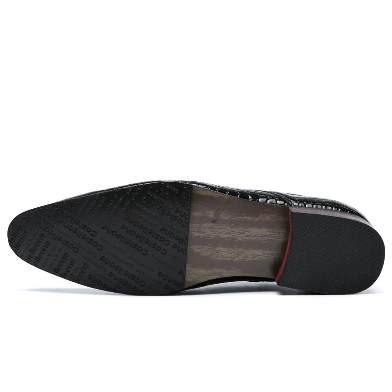 Alibaba-Webshop hot sale china factory cheap business classic knit design oxford flat dress shoes for men latest