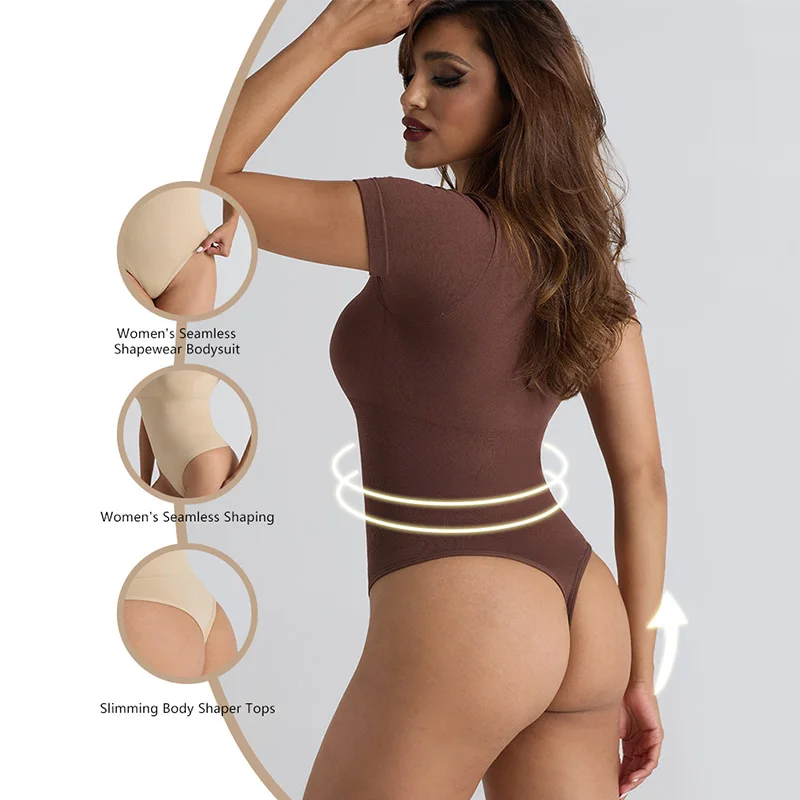 Women Gym Sports short sleeve bodysuit solid color Yoga bodysuit for women Sexy bodysuits