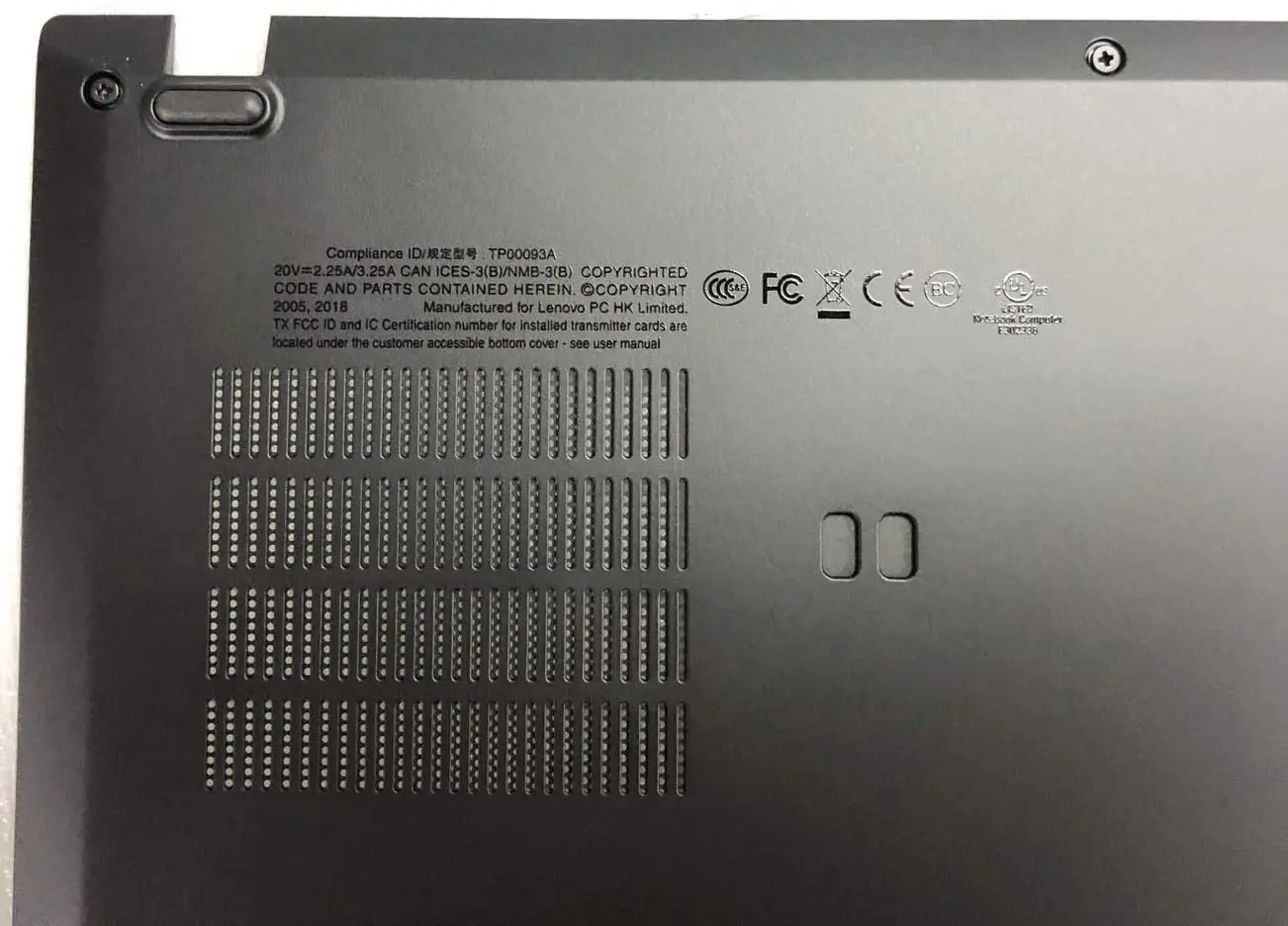 Нижняя крышка ноутбука 01YN054 для Lenovo Thinkpad X280 чехлы ноутбуков D