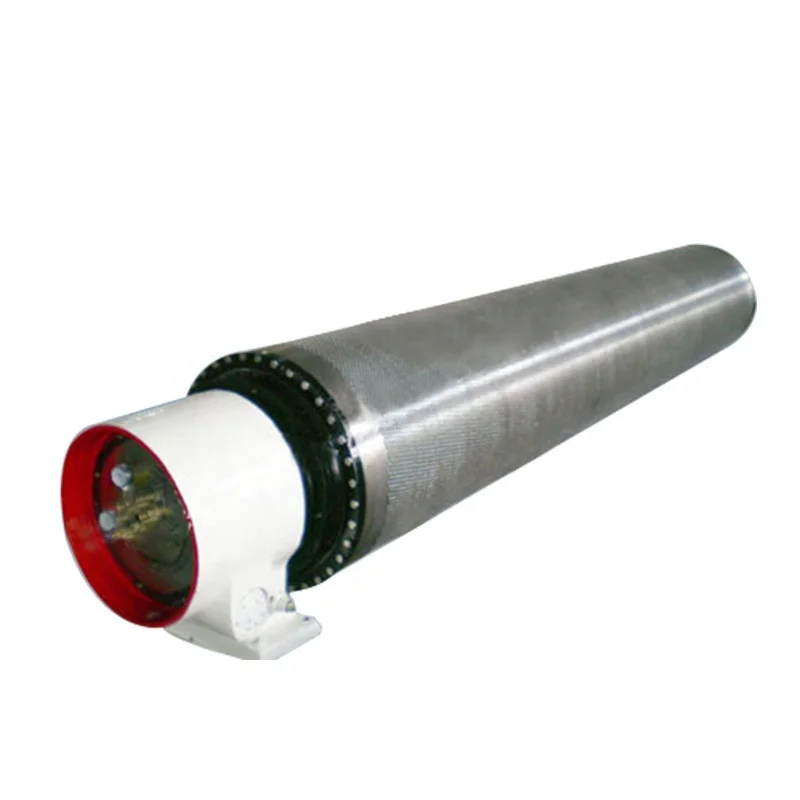 Waste paper recycling machine roll equipment stainless steel vacuum suction roller