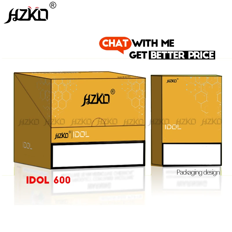 Новое поступление 2021, лидер продаж в Австралии, 100% оригинальная упаковочная коробка HZKO IDOL 600F 22 разных цветов в наличии