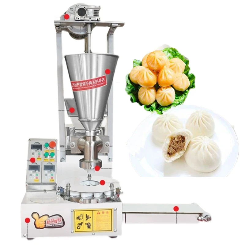 household 600pcs/h mochi maker steamed stuffed bun forming cha siu bao making machine