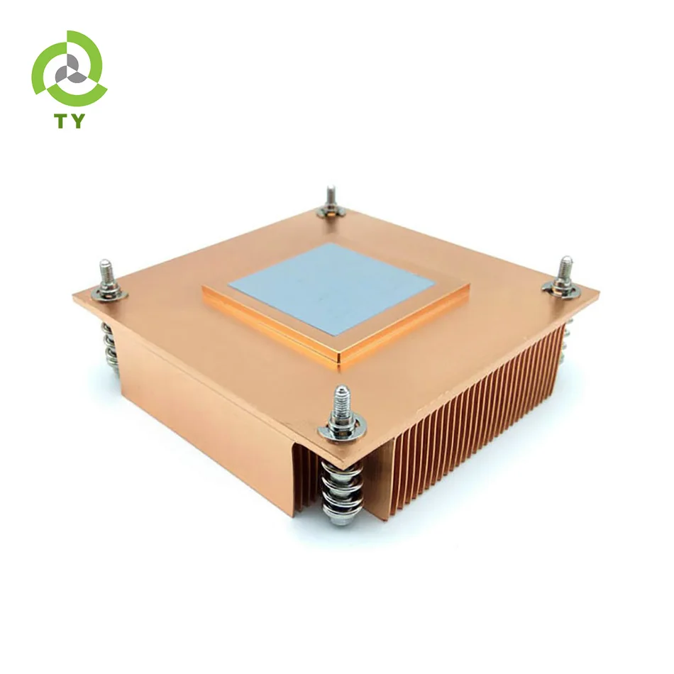 CPU Skived fin radiator Vehicle 15W 20W 30W 150W copper skived fin heatsink OEM/ODM